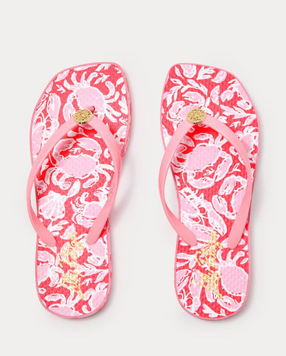 SANDSATIONAL SQUARE TOE FLIP FLOP