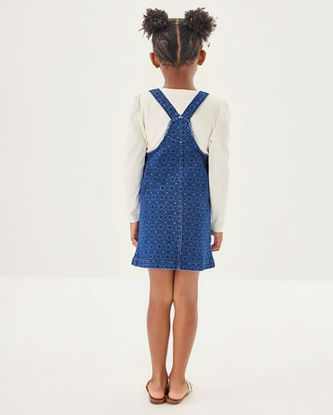 GIRLS VARNEY OVERALL DRESS