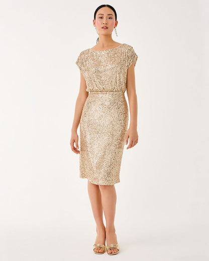 AYLIN SEQUIN MIDI DRESS