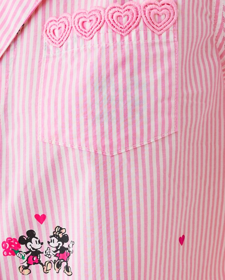 MARI PJ BUTTON-UP TOP