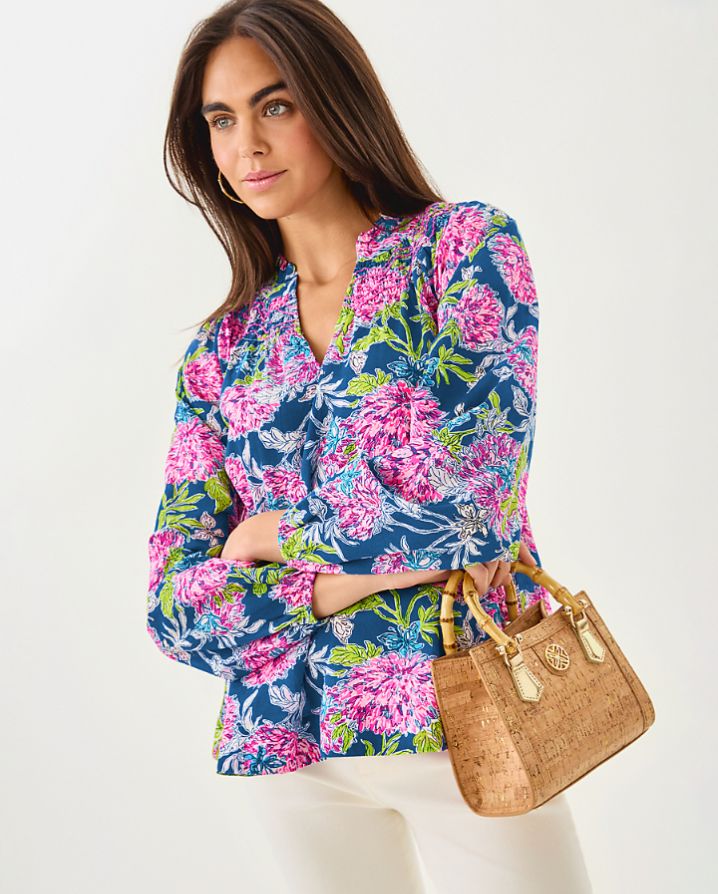 LOURDES LONG SLEEVE TOP