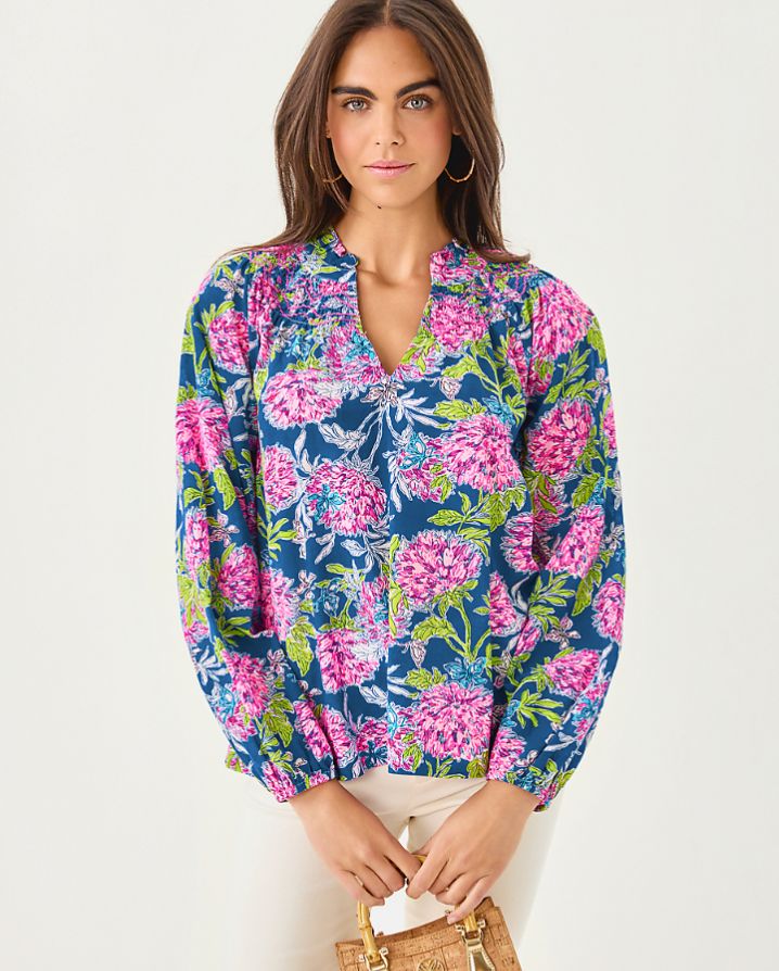 LOURDES LONG SLEEVE TOP