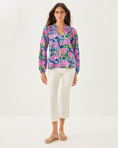 LOURDES LONG SLEEVE TOP