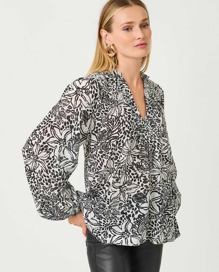 LOURDES LONG SLEEVE TOP