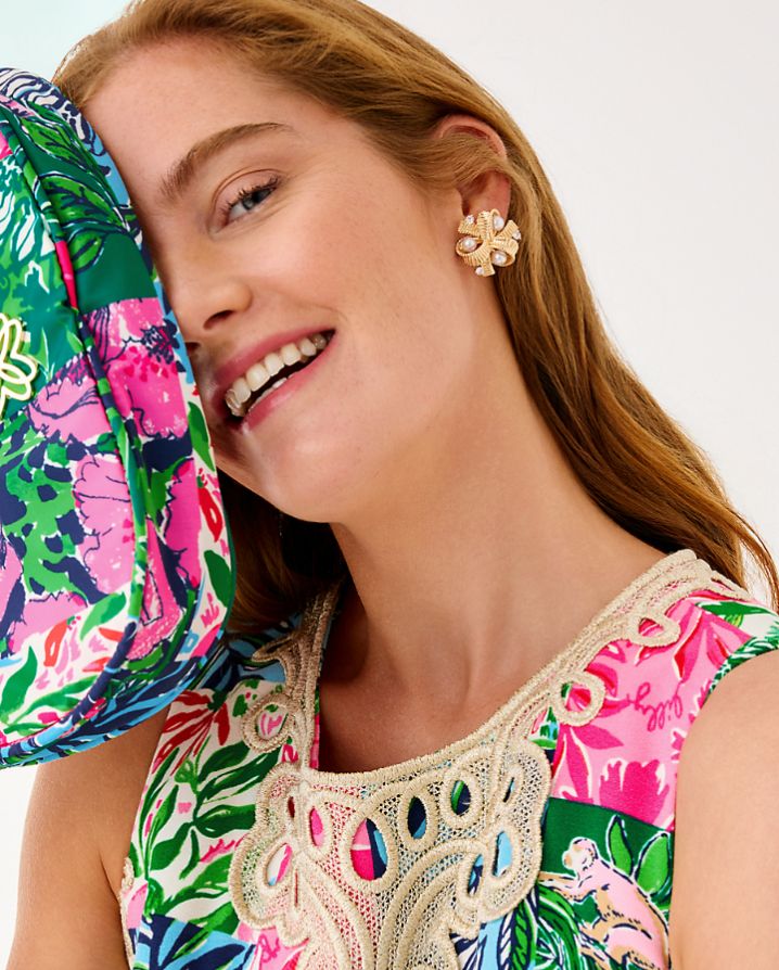 TIS THE SEASON PEARL CLUSTER EARRINGS