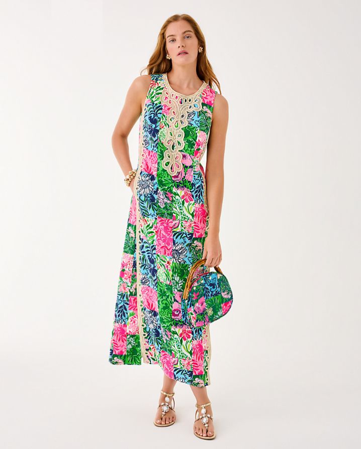 EDITA MAXI SHIFT DRESS