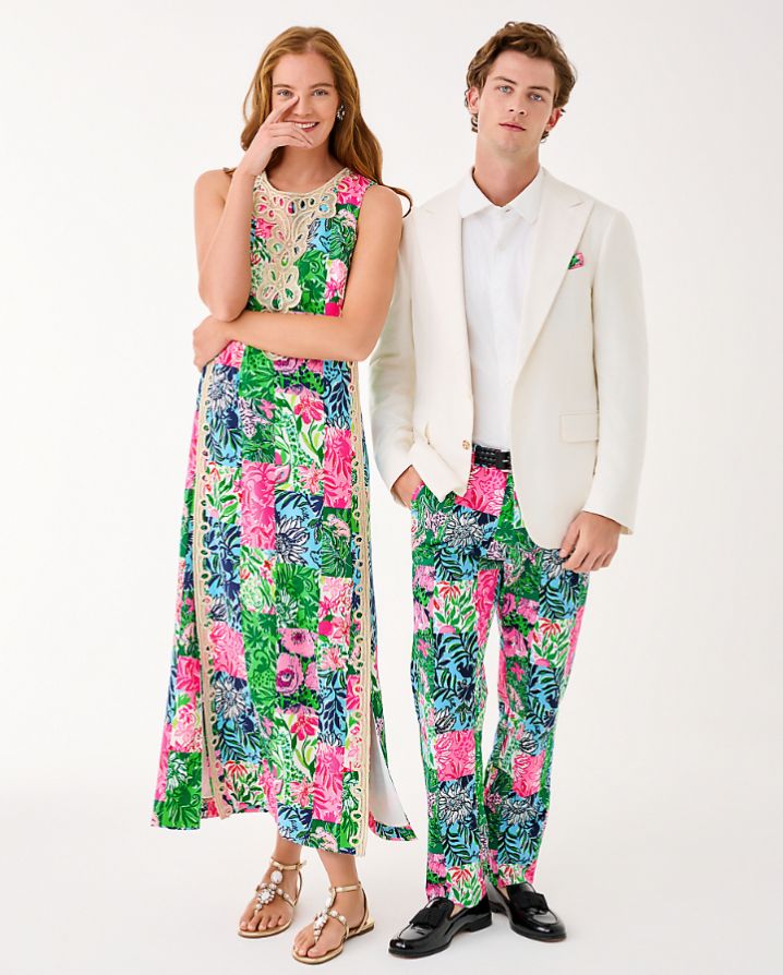 EDITA MAXI SHIFT DRESS