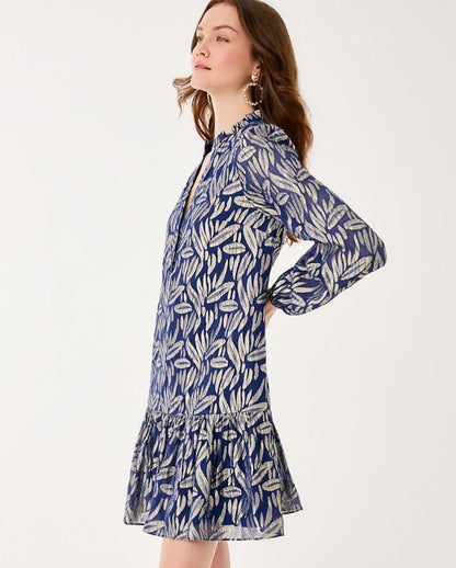 EVALINE SILK DRESS
