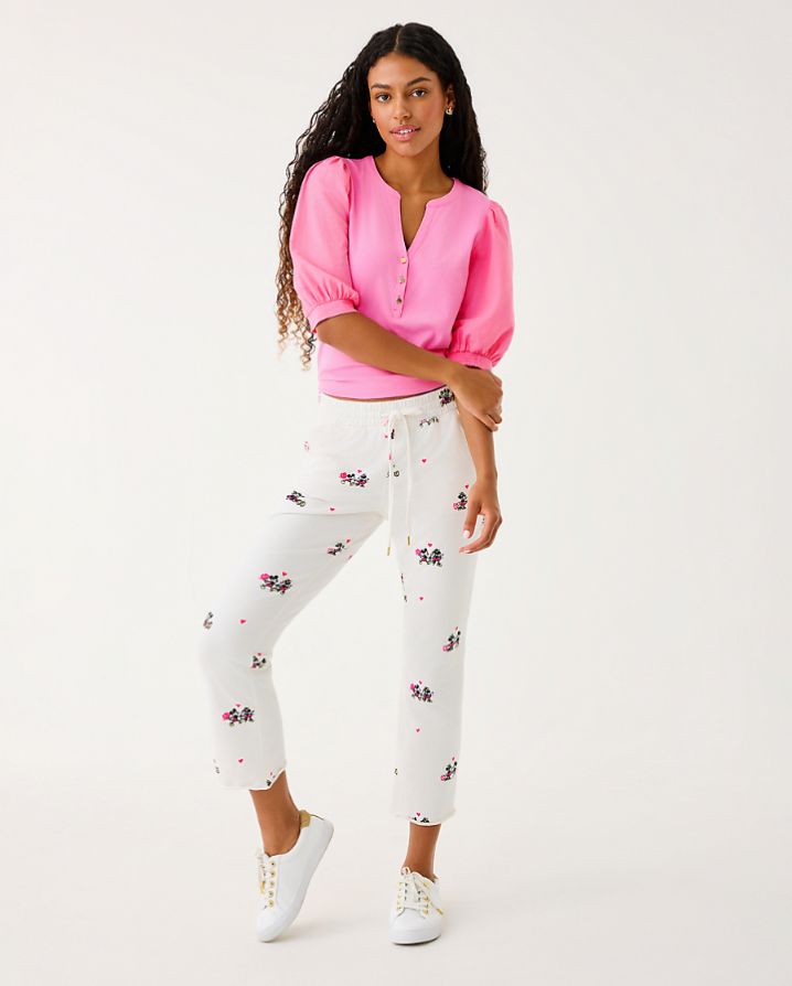 PLAYA CROP TERRY PANT