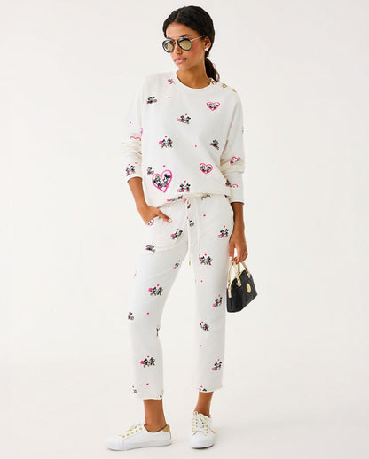 PLAYA CROP TERRY PANT