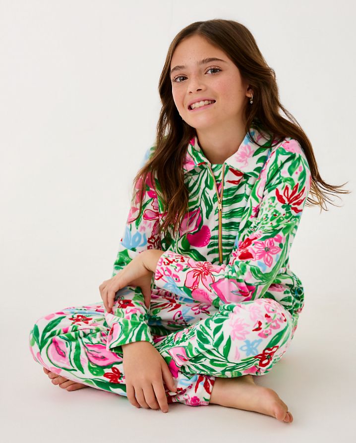 MINI ELENI VELOUR PULLOVER