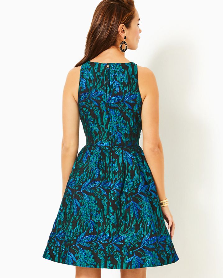 JOLLIAN BROCADE DRESS