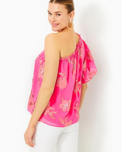 SARAHLEIGH ONE SHOULDER TOP