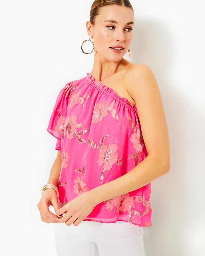 SARAHLEIGH ONE SHOULDER TOP