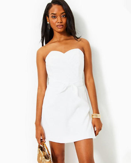 KYLO STRAPLESS SKIRTED ROMPER