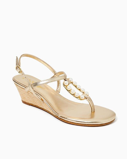 GOOD AS GOLD PEARL WEDGE