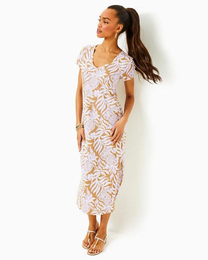 ETTA SHORT SLEEVE MAXI DRESS