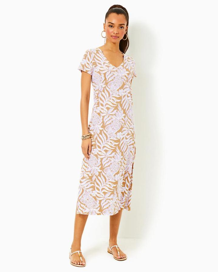 ETTA SHORT SLEEVE MAXI DRESS