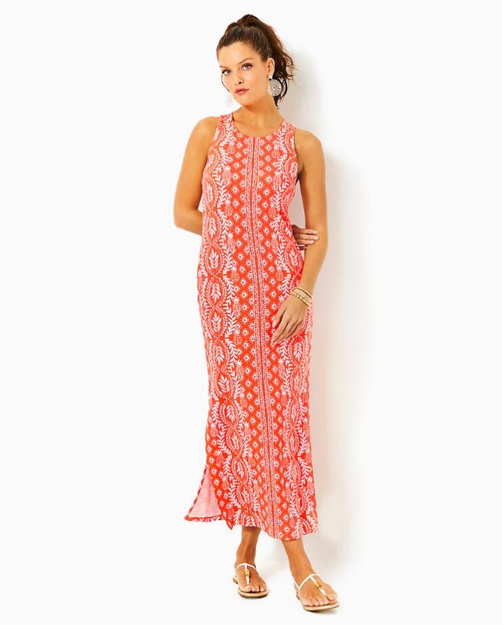 ULLA ENGINEERED MAXI DRESS