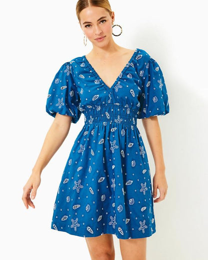 KILYNN EYELET DRESS