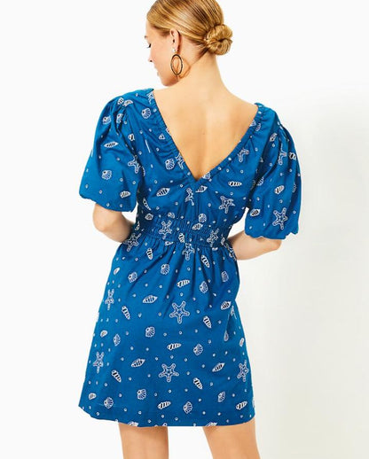 KILYNN EYELET DRESS