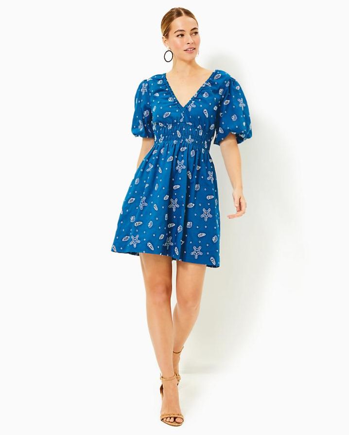 KILYNN EYELET DRESS