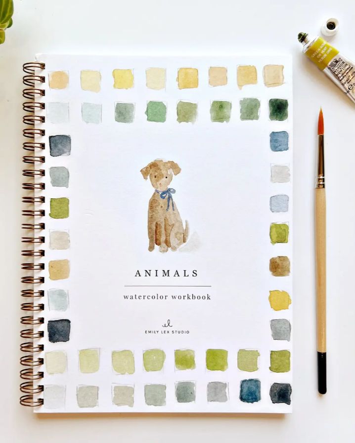 ANIMALS WATERCOLOR WORKBOOK