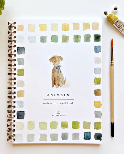 ANIMALS WATERCOLOR WORKBOOK