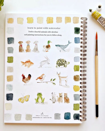 ANIMALS WATERCOLOR WORKBOOK