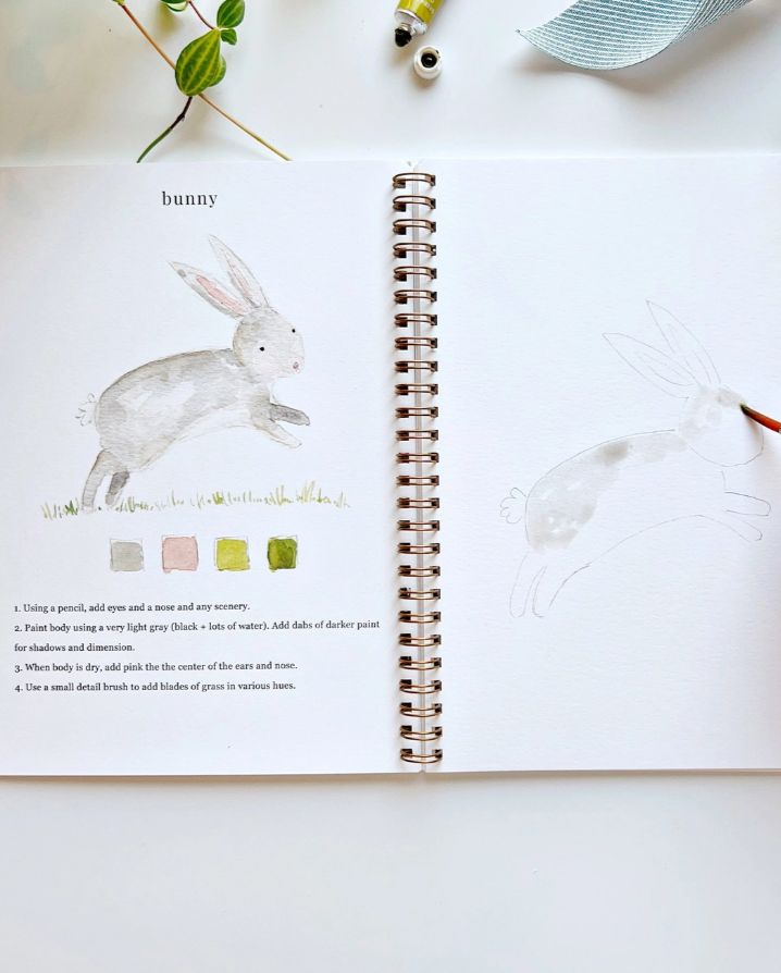 ANIMALS WATERCOLOR WORKBOOK