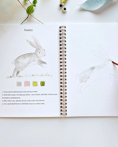 ANIMALS WATERCOLOR WORKBOOK