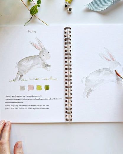 ANIMALS WATERCOLOR WORKBOOK