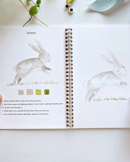 ANIMALS WATERCOLOR WORKBOOK