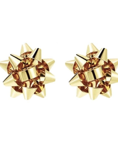 CHRISTMAS PRESENT BOW EARRINGS