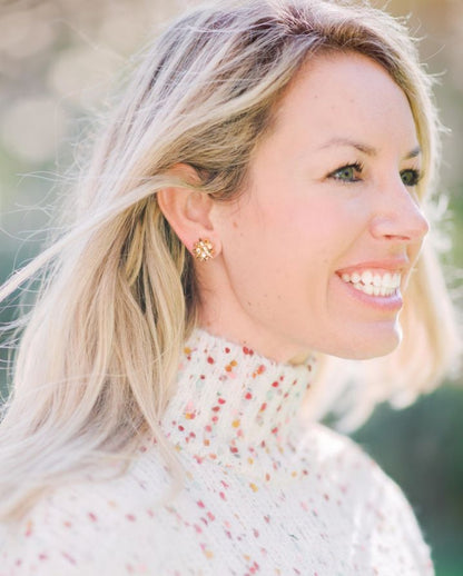 CHRISTMAS PRESENT BOW EARRINGS