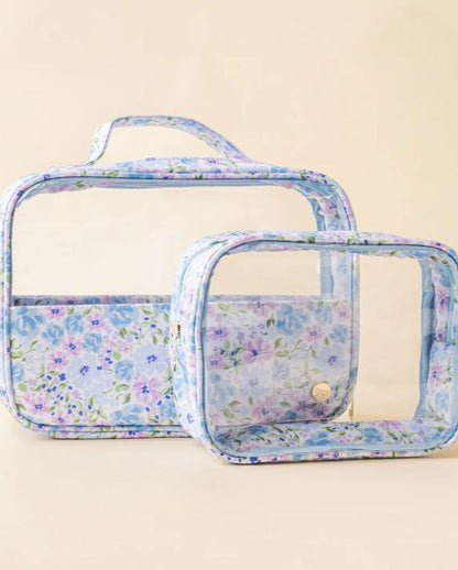 CLEARLY CHIC COSMETIC BAG SET