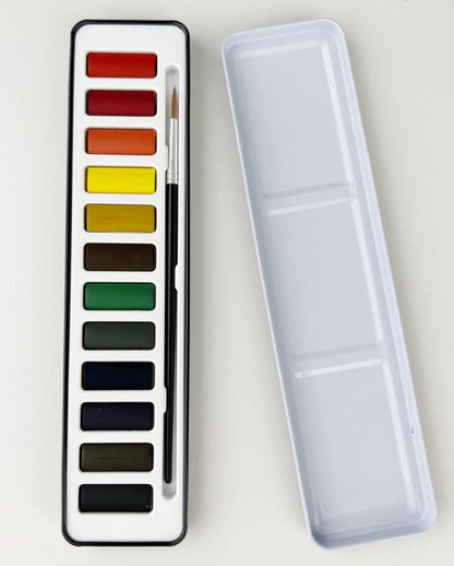 WATERCOLOR PAINT SET WITH BRUSH